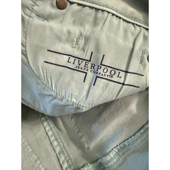 Liverpool Jeans Company Relaxed Ankle Skinny Jeans Slate Blue Women Size 8 - Picture 6 of 11